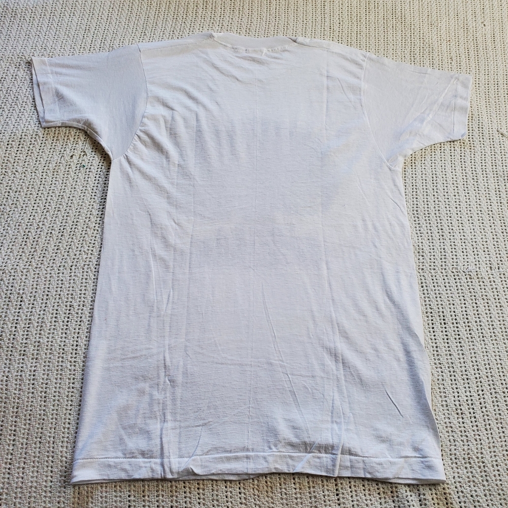 VTG Family Tree Of American Rock White Single Stitch USA Made T-Shirt Large - Picture 2 of 12